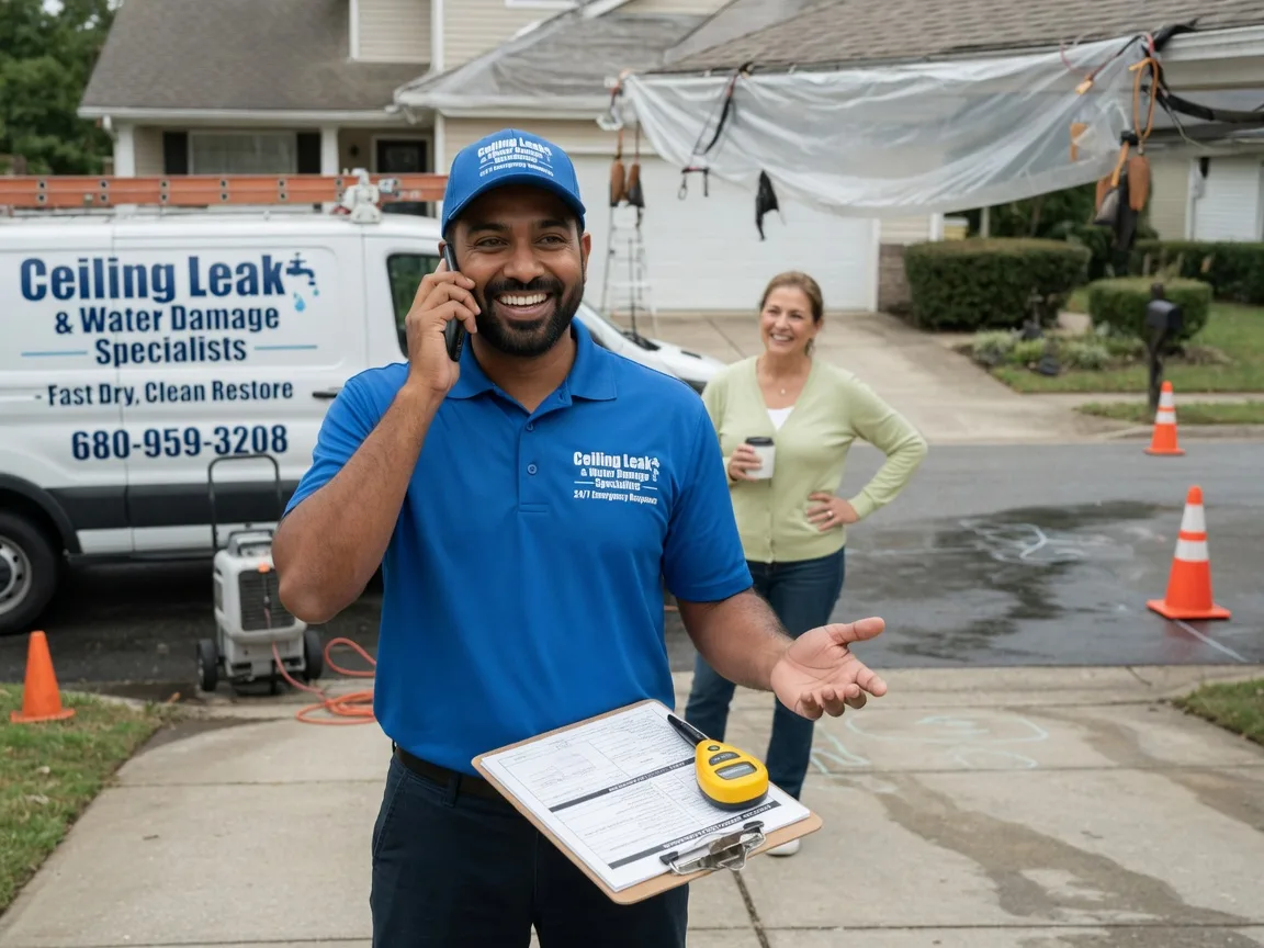 Ceiling Leak Cleanup Kaufman, TX FAQs